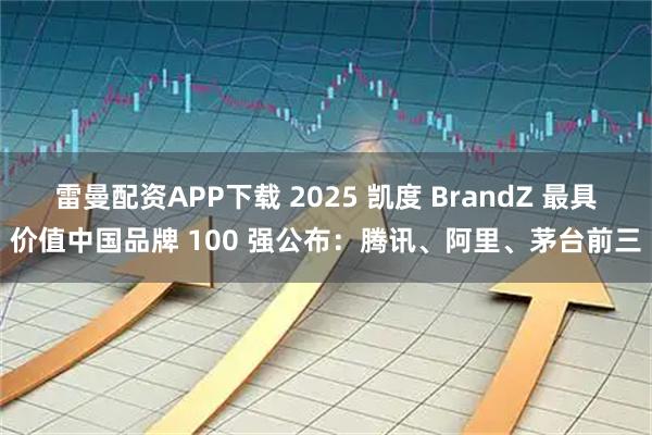 雷曼配资APP下载 2025 凯度 BrandZ 最具价值中国品牌 100 强公布：腾讯、阿里、茅台前三